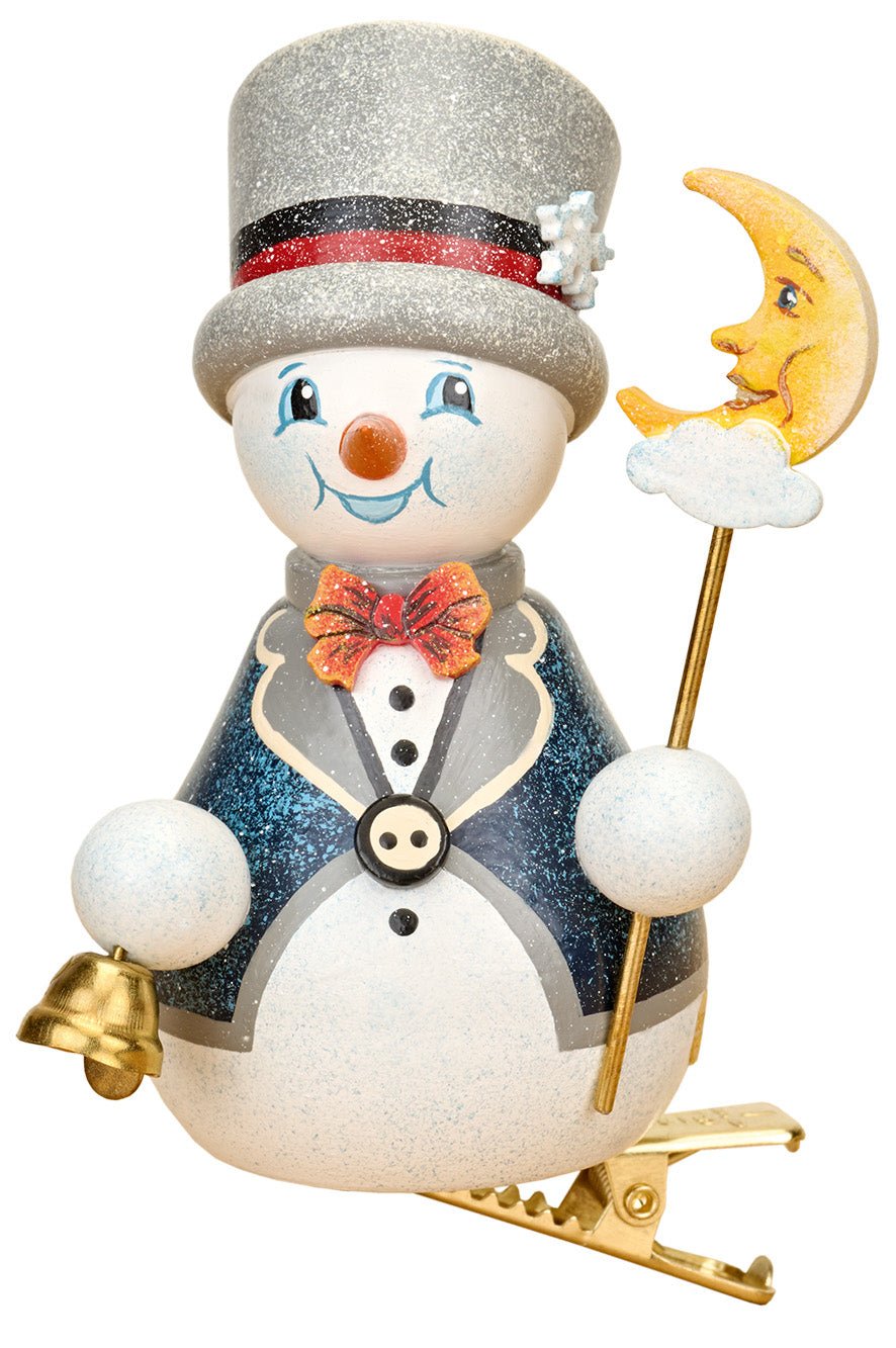 HUB-140h4002 - Hubrig Volkskunst 'Svorky na strom - Sněhulák Měsíční strážce 9 cm' 2026