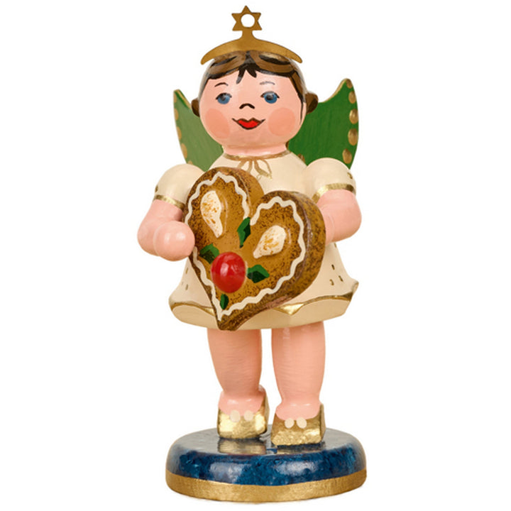 HUB-121h0112 - Hubrig Volkskunst 'Înger cu inimă de turtă dulce - 6,5 cm' 2026
