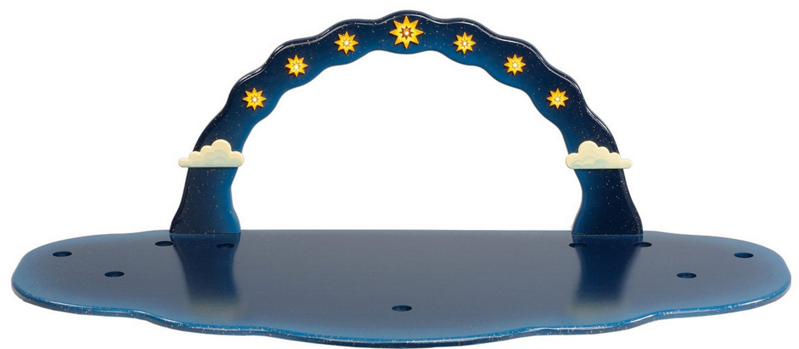 HUB - 251h0016 - Hubrig Volkskunst 'Engelwolke mit Himmelsbogen 80x38x27'