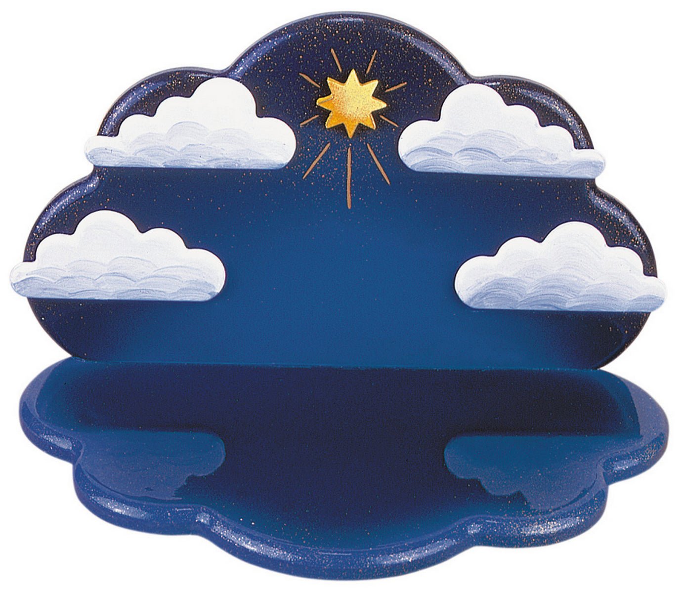 HUB - 251h0010 - Hubrig Volkskunst 'Engelwolke stehend - hängend 23x14x14'