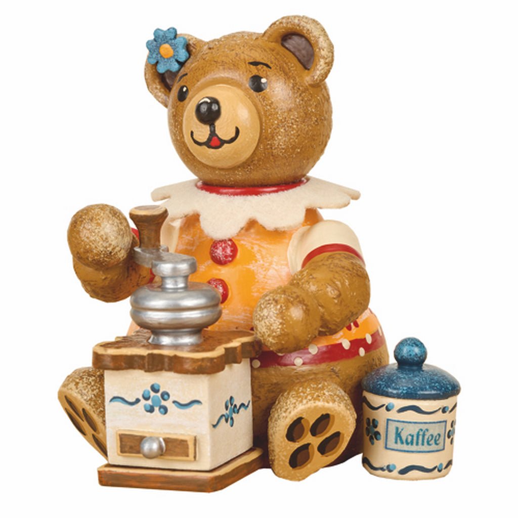 HUB - 500h1011 - Hubrig Volkskunst 'Hubiduu Teddy - mini - Kaffeetante 7cm' 2026