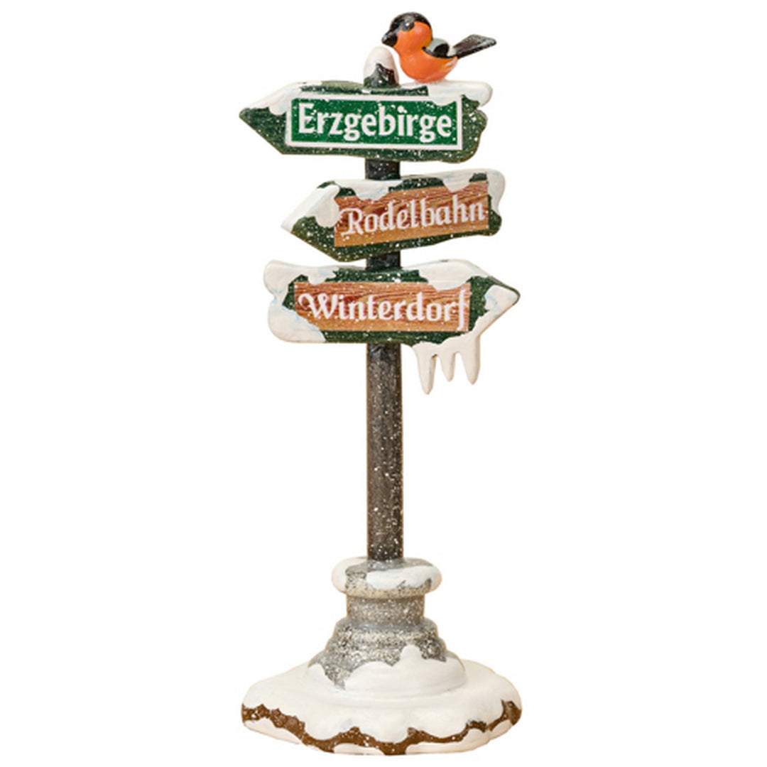 HUB-110h1027 - Hubrig Volkskunst 'Winterkinder Wegweiser - 11cm' 2026