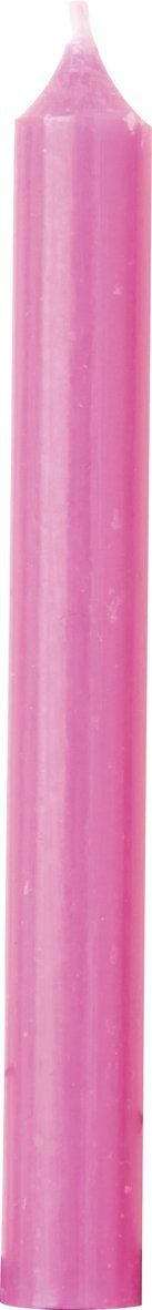 IHR - 132550 - Ihr, Stabkerze gezogen, pink, Ø 2,2 x H 25 cm