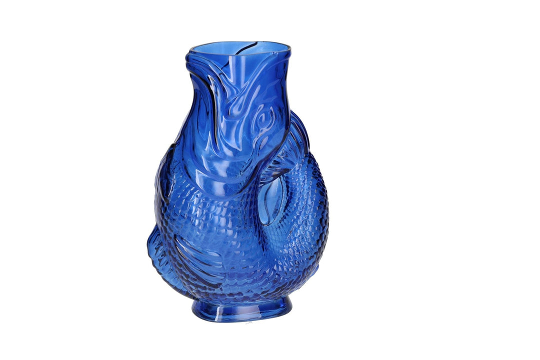 GICO - 1217103009 - Jacquard, Gift Company, Fischvase S (h24cm), blau