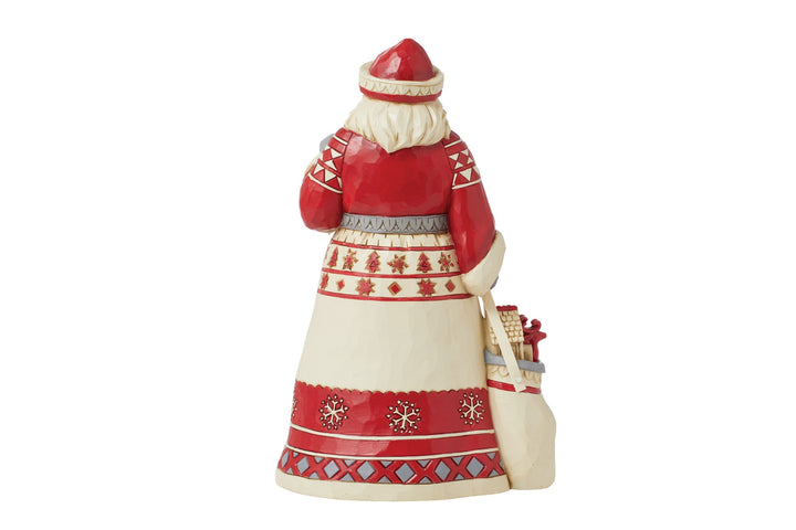 Jim Shore Nordic Noel 'Santa with Toy Bag Weihnachtsmann mit Spielzeugsack - 22cm' 2024 - 6015482