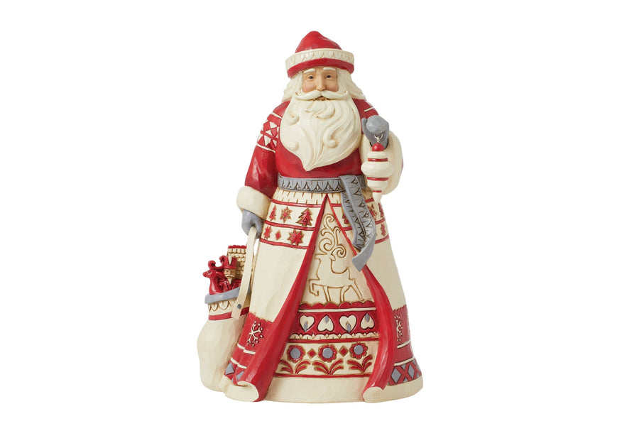 Jim Shore Nordic Noel 'Santa with Toy Bag Weihnachtsmann mit Spielzeugsack - 22cm' 2024 - 6015482