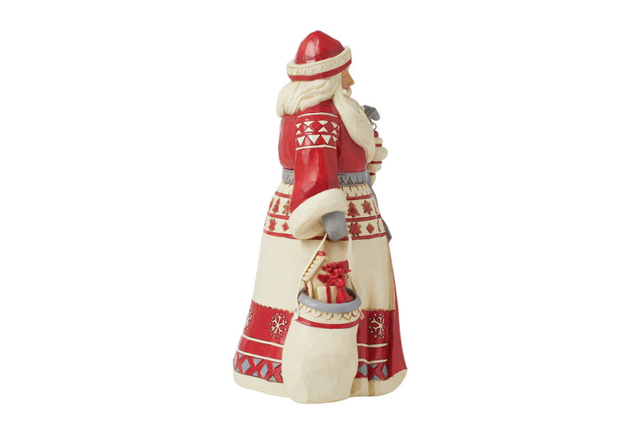 Jim Shore Nordic Noel 'Santa with Toy Bag Weihnachtsmann mit Spielzeugsack - 22cm' 2024 - 6015482