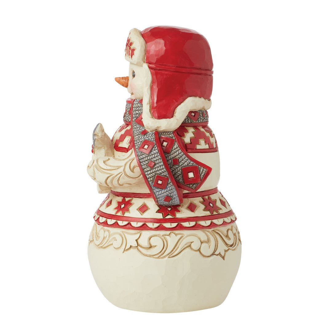 Jim Shore Nordic Noel Snowman 'Schneemann mit NOEL Zeichen - 17cm' 2024 - 6015483