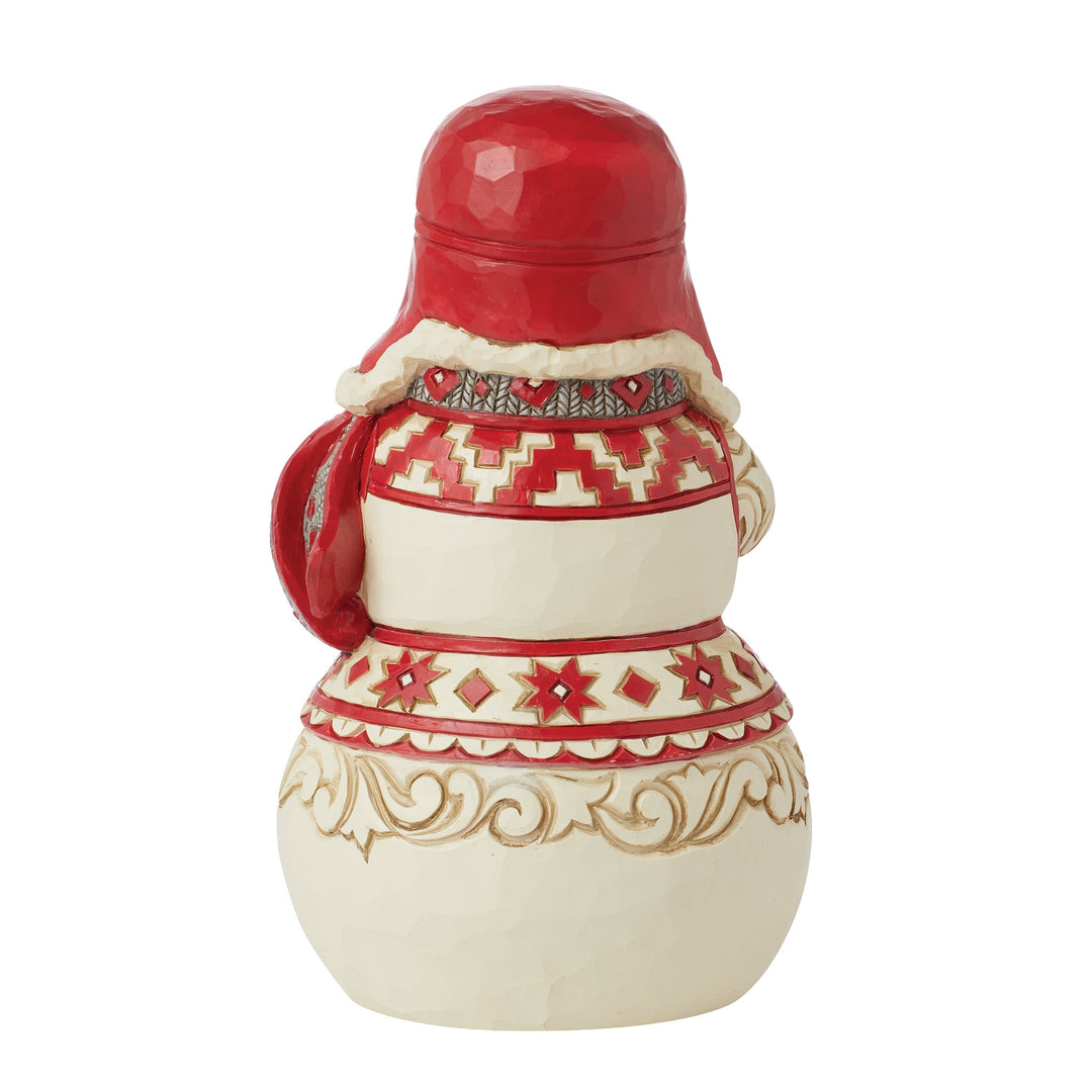 Jim Shore Nordic Noel Snowman 'Schneemann mit NOEL Zeichen - 17cm' 2024 6015483