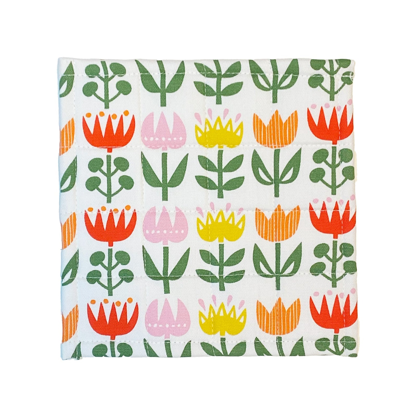 KLI-526001 - KLIPPAN - Topflappen "Tulip" Serie, gewebte Baumwolle, 20x20cm