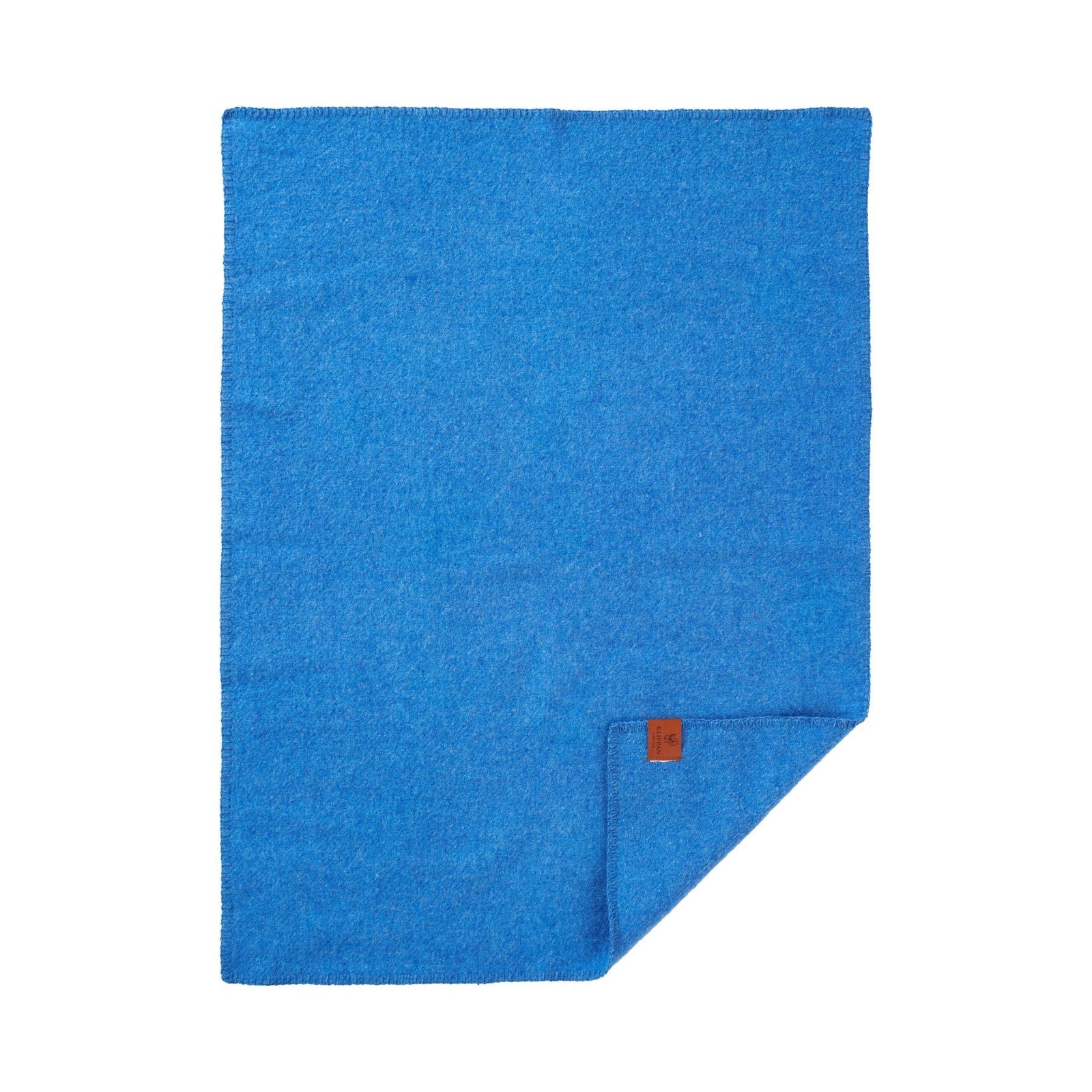 KLI - 231801 - KLIPPAN, True Kids Decke, 65 x 90 cm, 50% recycelter Wolle 50% Öko - Lammwolle, blau