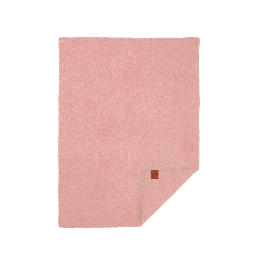KLI - 231804 - KLIPPAN, True Kids Decke, 65x90cm, 50 % recycelter Wolle und 50% Öko - Lammwolle, rosé