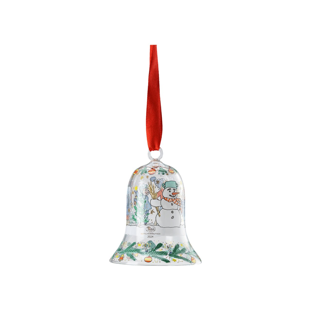 02251 - 722919 - 49705 - Kristallglocke 2024 Jahres - Glasglocke, Hutschenreuther 2024