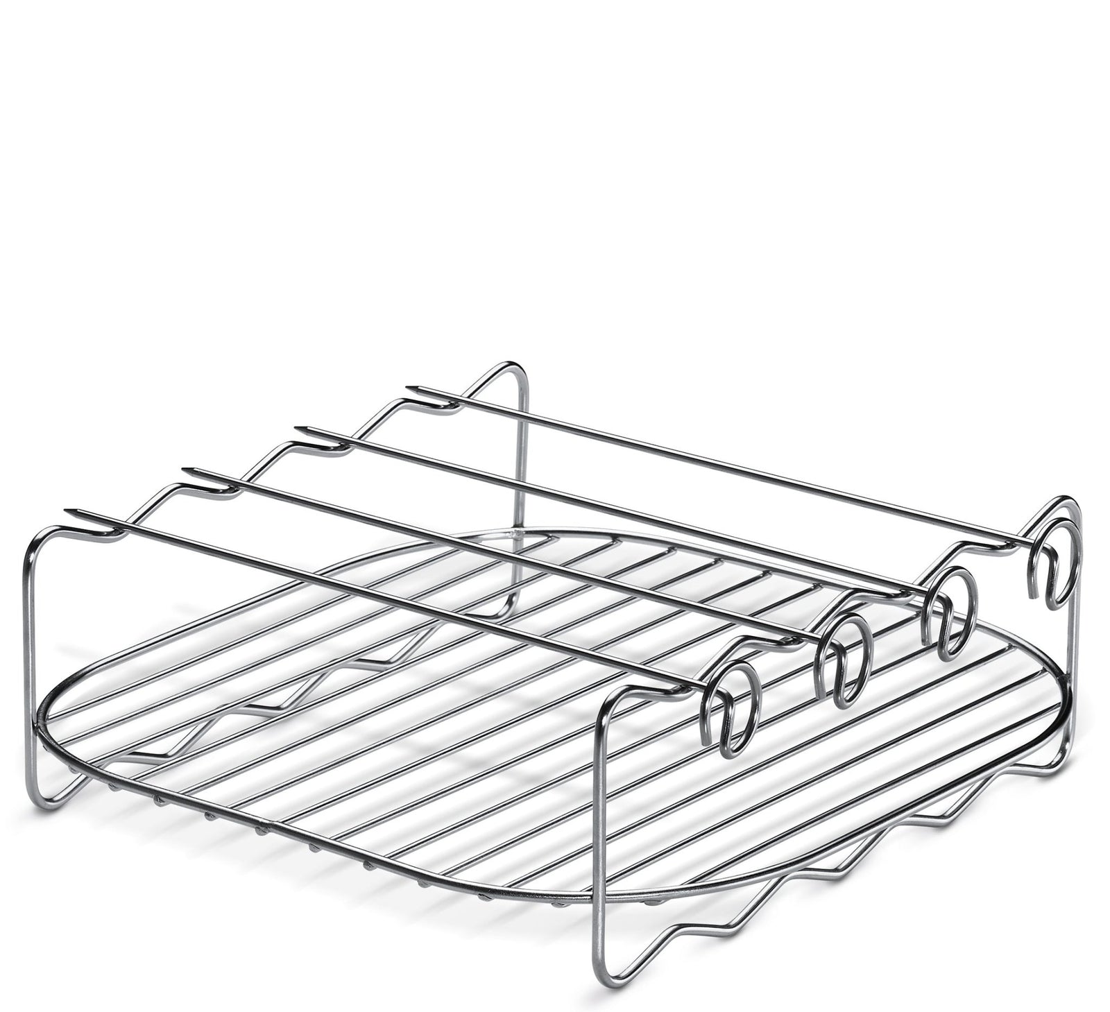 KPR-1710012800 - Küchenprofi, Grill - Set zu Heißluftfritteuse, 5 Tlg, Maße 21,5 × 21,5 × 7 cm