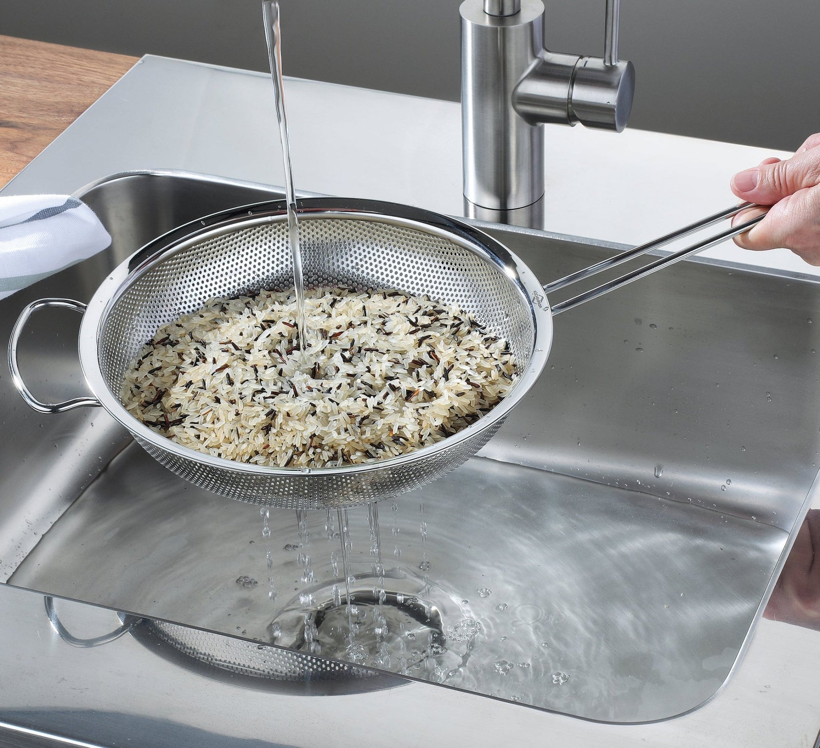 KPR-2506112824 - Küchenprofi, Küchensieb Deluxe flach, D24cm x 5,5cm