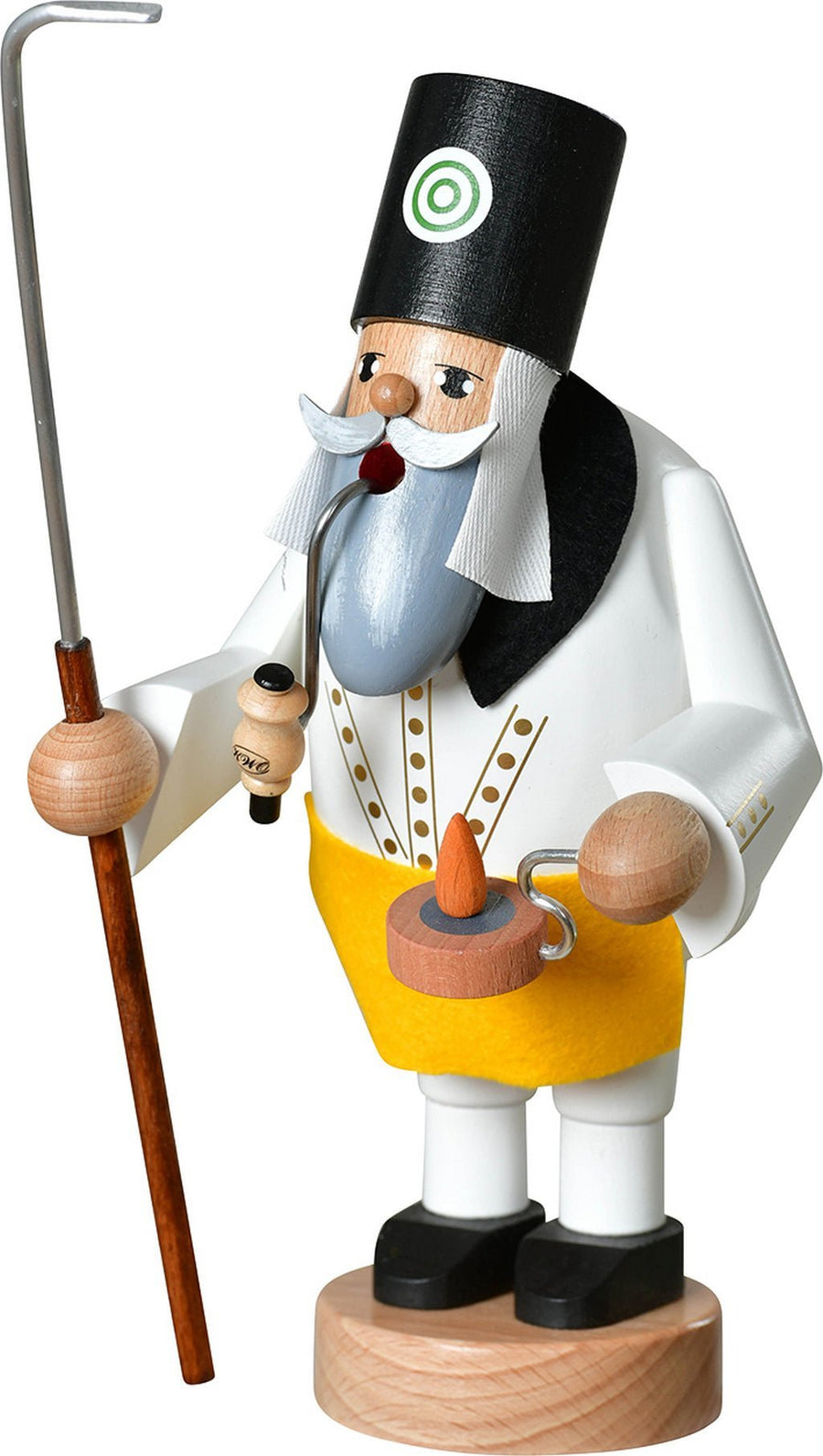 KWO-A21134 - KWO - Räuchermann Schwefelhüttenarbeiter, Holzkunst, 18cm