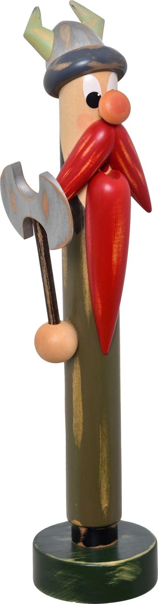 KWO - A26006 - KWO - Räuchermann Wikinger, Holzkunst, 41cm