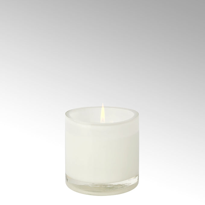 LAM - 38106 - Lambert - Duftkerze im Glas, weiß, mit Geschenkkarton 6,3x6,3cm, Duft 'Champagne'