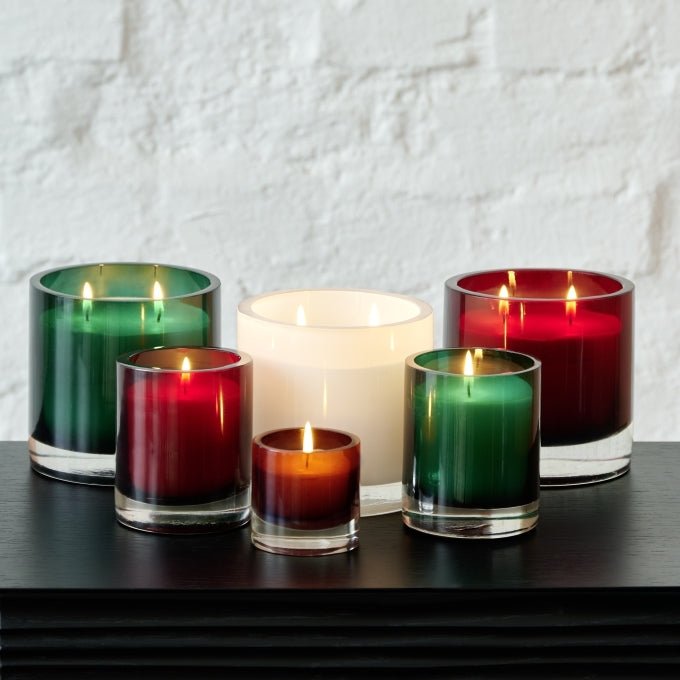 LAM - 38106 - Lambert - Duftkerze im Glas, weiß, mit Geschenkkarton 6,3x6,3cm, Duft 'Champagne'