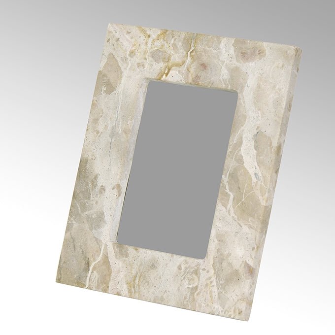 LAM - 63197 - Lambert - Phönix Bilderrahmen, Travertin, natur für Fotos 10 x 15cm