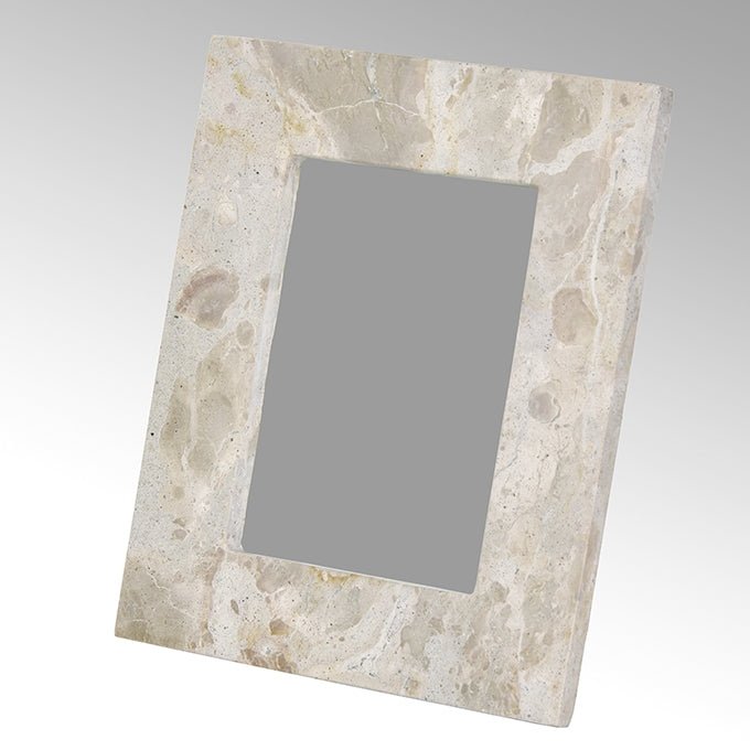 LAM - 63198 - Lambert - Phönix Bilderrahmen, Travertin, natur für Fotos 13 x 18cm