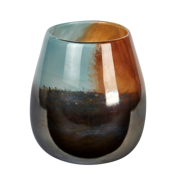Lambert - Quercia Glasvase multicolour stone, mundgeblasen, H26 D23cm (große Vase) - LAM - 17461