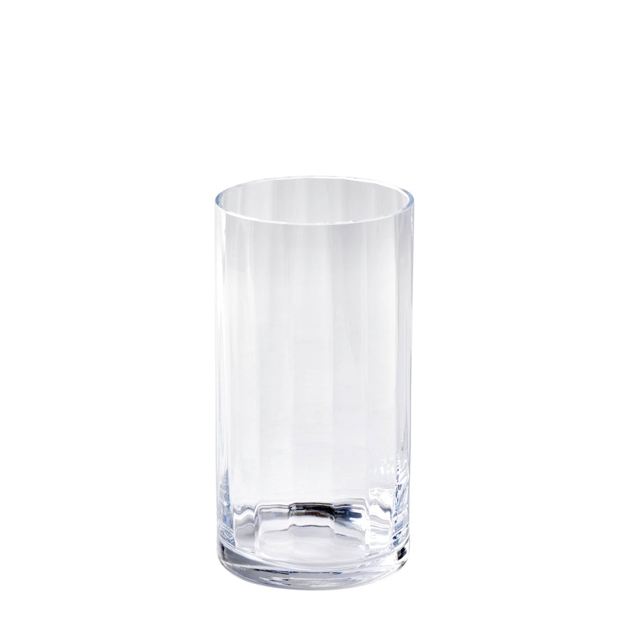 Lambert - Tagliare Vase Glas, klar mit Optik, H28 D15cm-LAM-17129