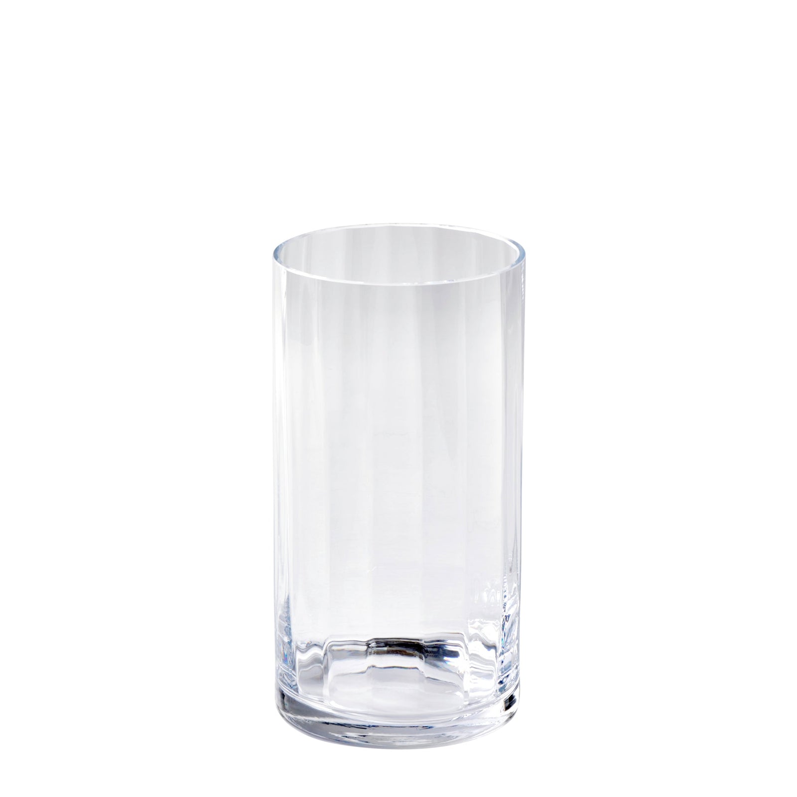 LAM - 17129 - Lambert - Tagliare Vase Glas, klar mit Optik, H28 D15cm
