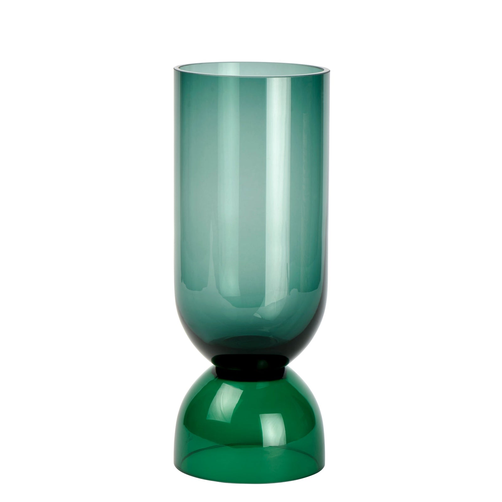 LAM - 17495 - Lambert - Vasari Vase blau/grün, Glas, H 32 cm D 12 cm