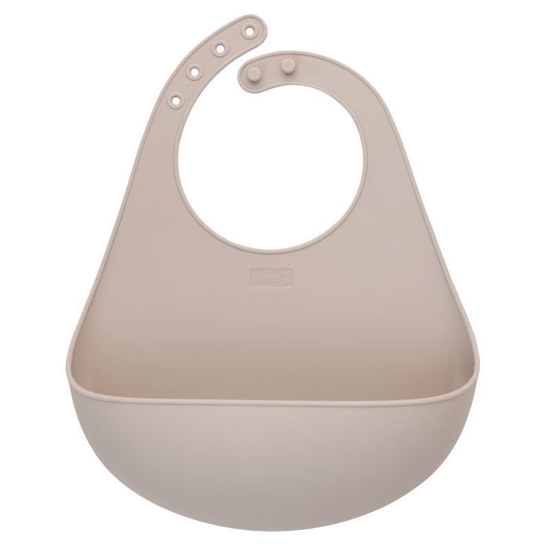 LUR - 00280013 - Little Lurch Lätzchen warm grey