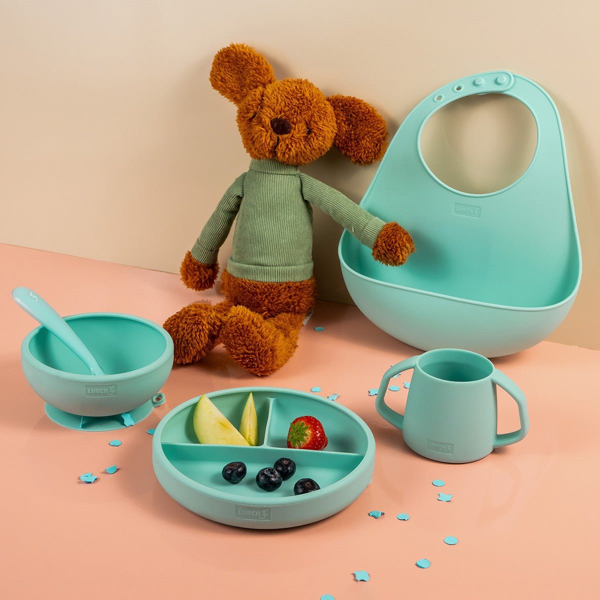 LUR - 00280052 - Little Lurch Löffel, biegbar, harmony mint