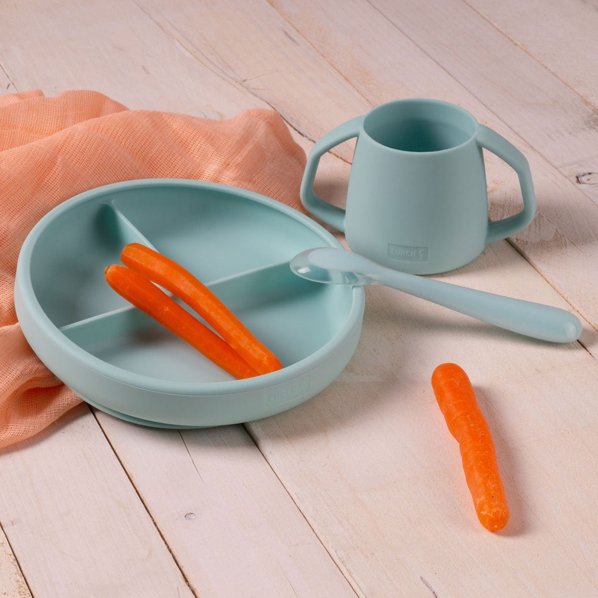 LUR - 00280022 - Little Lurch Teller harmony mint