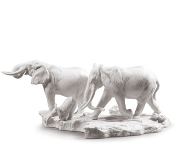 010-09294 - LLADRO® Figura »Gruppo di elefanti« 01009294