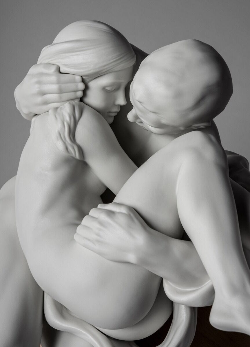 LLADRO® Figur Together couple Sculpture Gemeinsames Paar 31x32x36cm 01009751 2024-010-09751