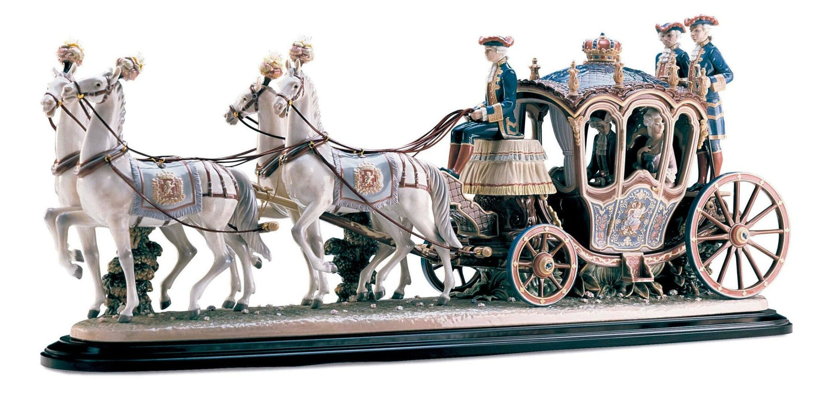 010 - 01485 - LLADRO® - 'XVIIIth Century Coach Sculpture. Limited Edition' 01001485