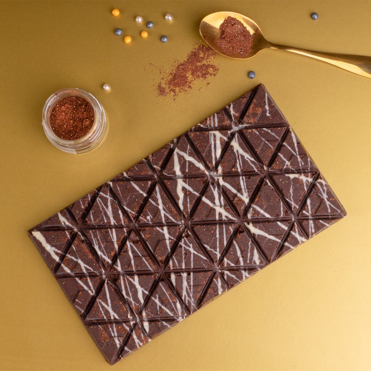 LUR - 00083093 - Lurch Flexiform Schokolade Triangle "S" für Schokolade und Pralinen, 12 x 23,5 cm