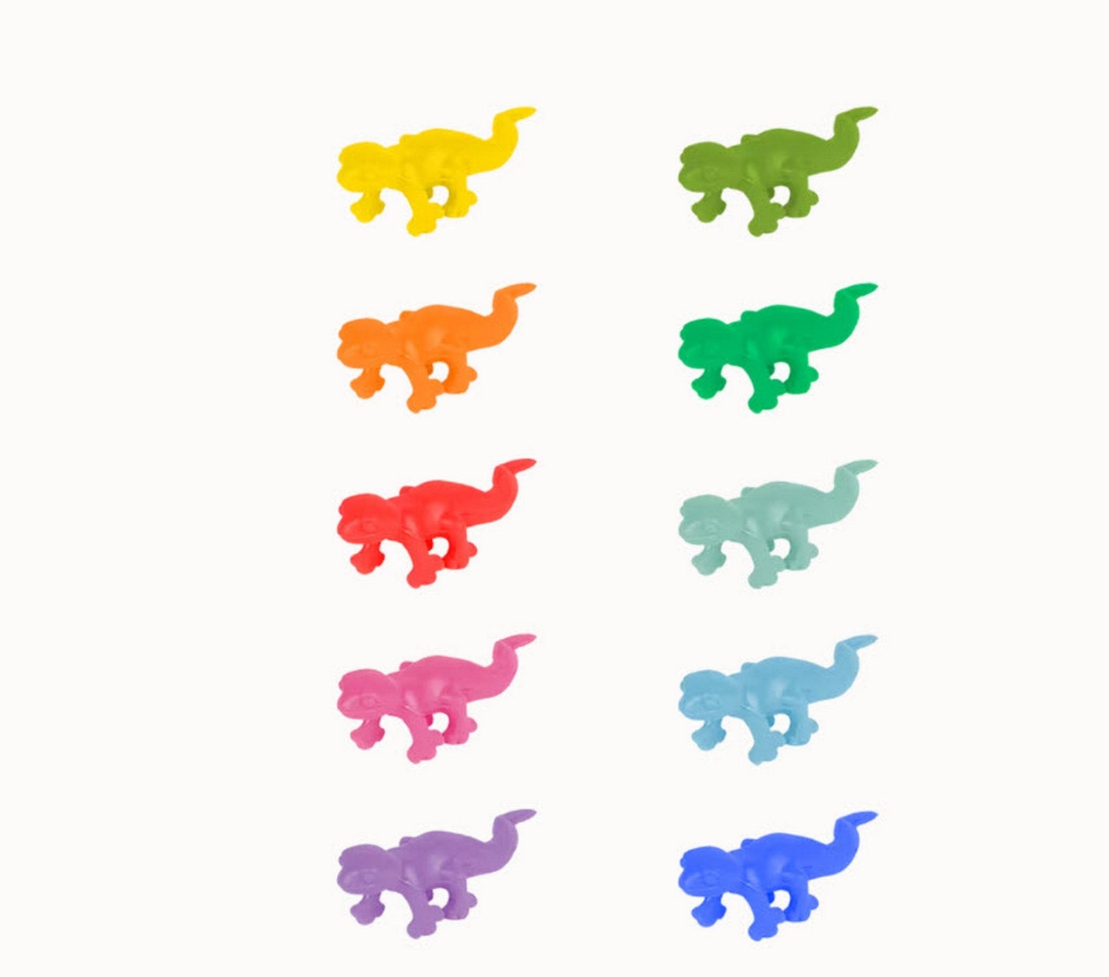 LUR - 0021033 - LURCH Glasmarkierer Silikon Lucky Lurch 10er Set