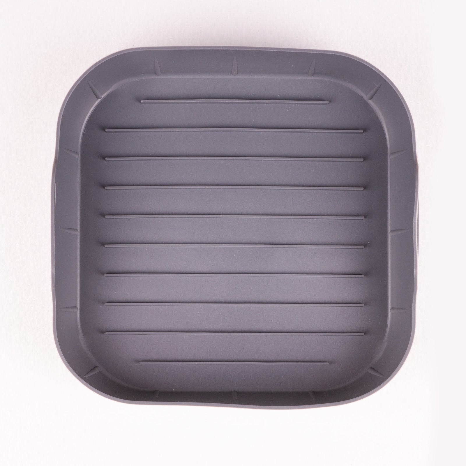 LUR - 00070205 - Lurch Heißluftfritteusen - Einsatz, 2er Set iron grey aus Silikon, 17 x 17 x 5,5cm "S"