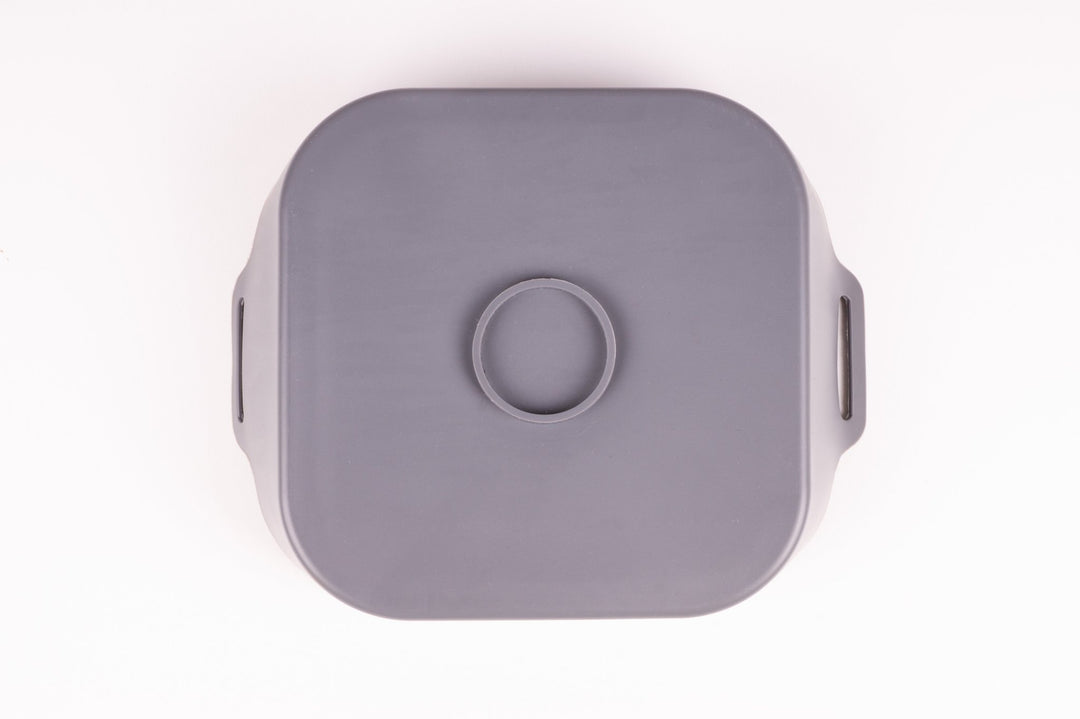 LUR - 00070205 - Lurch Heißluftfritteusen - Einsatz, 2er Set iron grey aus Silikon, 17 x 17 x 5,5cm "S"