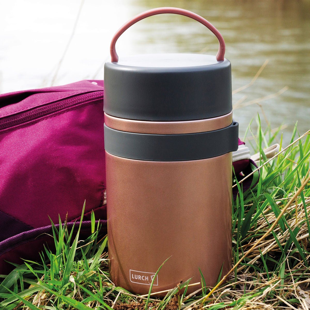 LUR - 240846 - Lurch Iso - Pot 2.0 aus doppelwandigem Edelstahl für heiße und kalte Speisen 800ml