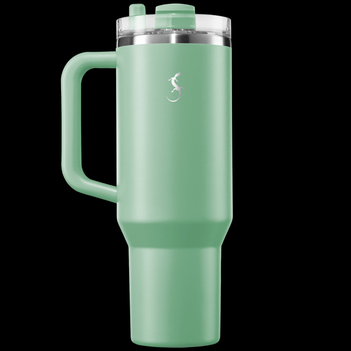 LUR - 00240877 - LURCH Isolierbecher Big Cup 1,2l mit ausfahrbarem Trinkhalm Dark Salvia