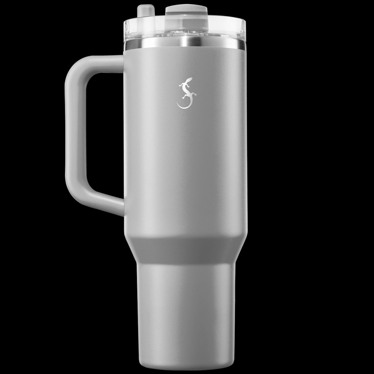 LUR - 00240878 - LURCH Isolierbecher Big Cup 1,2l mit ausfahrbarem Trinkhalm Jura Grey