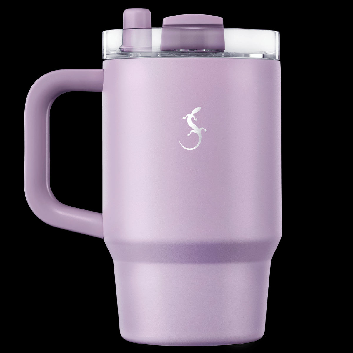 LUR - 00270975 - Lurch Isolierbecher Big Cup Mini 0,8l mit Trinkhalm und Pulverbeschichtung, Flieder