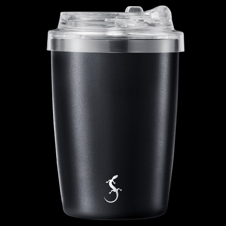 LUR - 00270983 - Lurch Isolierbecher Coffee - To - Go 0,3l mit Pulverbeschichtung, Schwarz