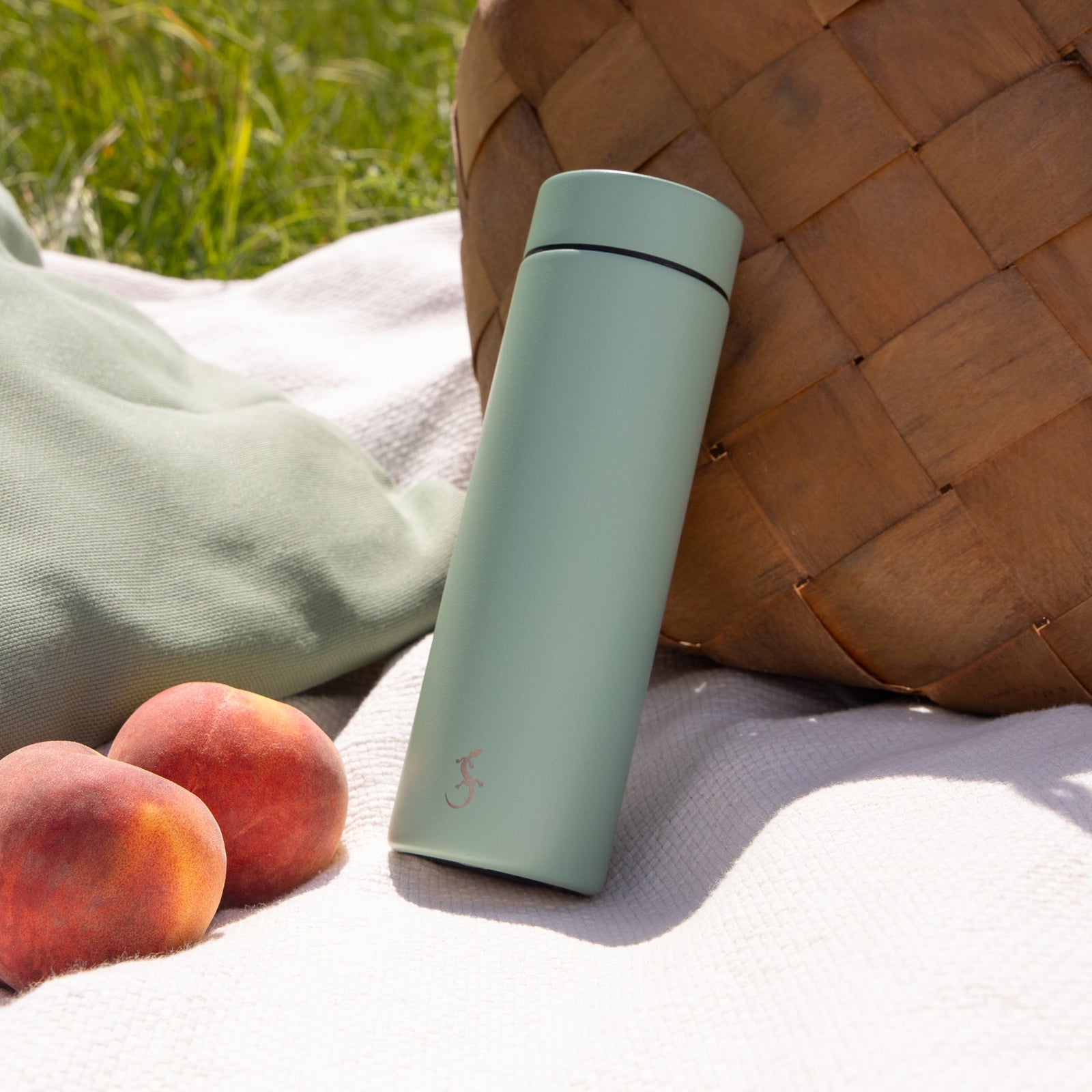 LUR - 00270971 - Lurch Isolierflasche Mini Bottle 0,3l mit Pulverbeschichtung, Dark Salvia