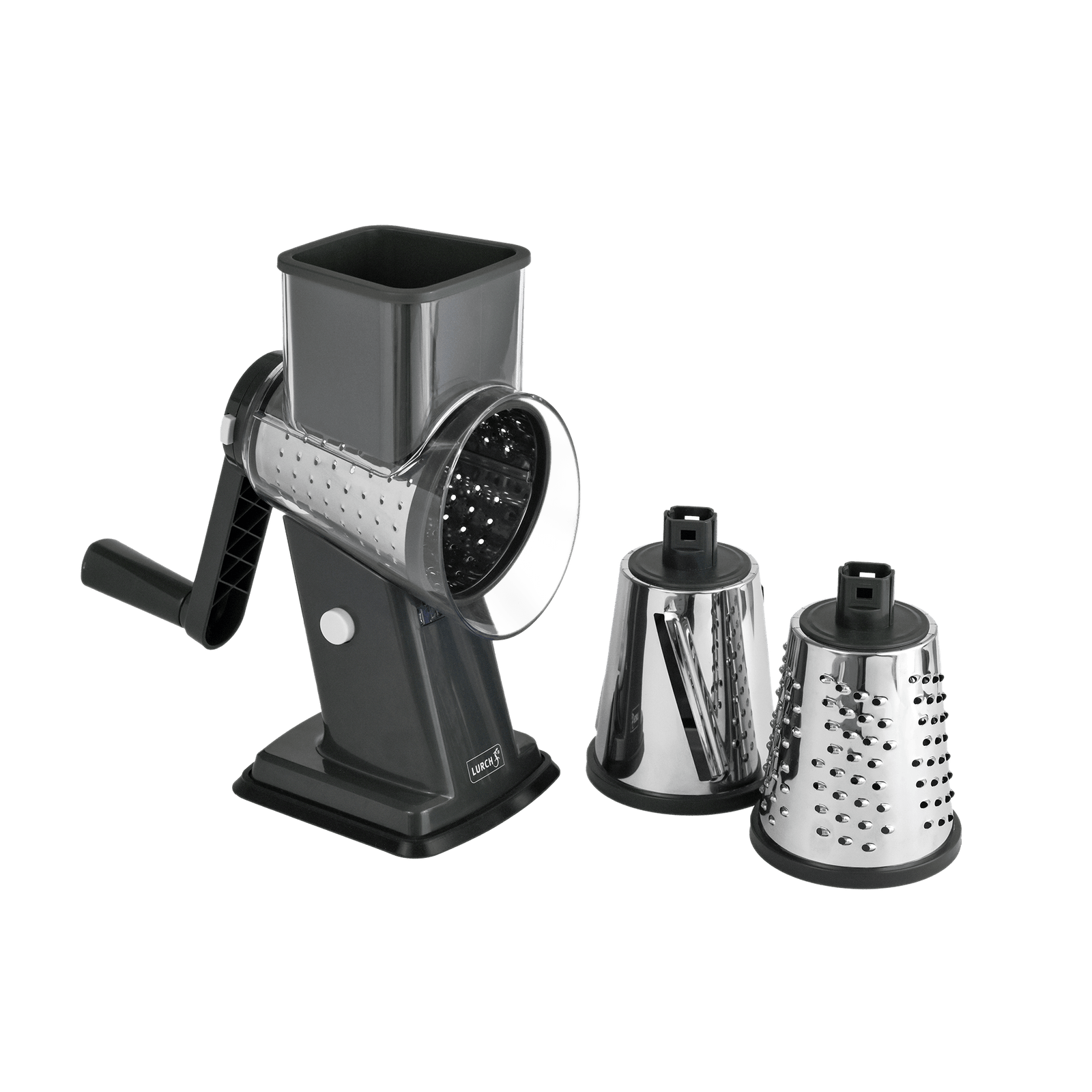 LUR-00250521 - LURCH, Standtrommelreibe Easy Prep iron grey