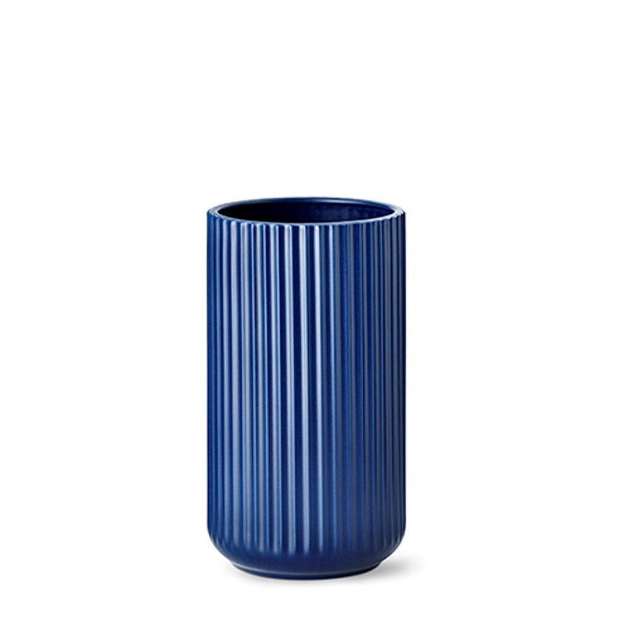 Lyngby 'Vase matt blau 25cm' - Ly5025