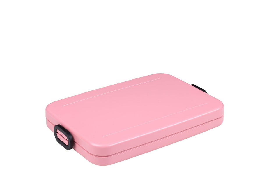 Mepal 'Lunchbox Take A Break Flat - Nordic Pink'-10-76350-76700