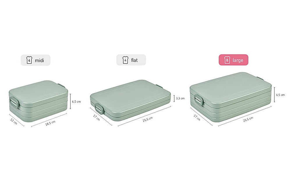 Mepal 'Lunchbox Take A Break Large - Nordic Pink'-10-76355-76700