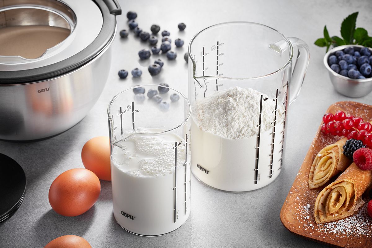 GEF - 89544 - Messbecher - Set METI, Gefu, 2 - Teilig, 500 ml und 1000ml